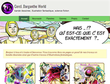 Tablet Screenshot of cercl-darganthe.fr